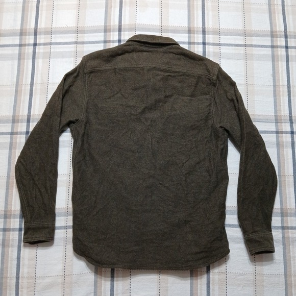 Everlane Mens The Heavyweight Oversized Shirt Jacket Utility Cotton Green Size M - Picture 5 of 8